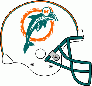 Miami Dolphins 1989-1996 Helmet Logo DIY iron on transfer (heat transfer)...
